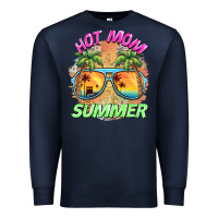 Navy hot mom summer Premium Sweatshirt - BarkalooDesign