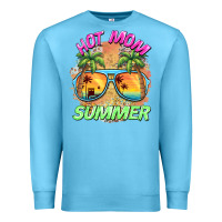 Ocean Blue hot mom summer Premium Sweatshirt - BarkalooDesign