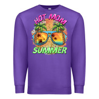 Purple hot mom summer Premium Sweatshirt - BarkalooDesign