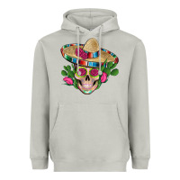 Moon Dust mexican skull sombrero roses cactus serape Heavyweight Hoodie - Artiststas