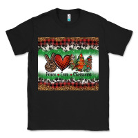 Black Peace Love Christmas Trees Classic Tee - Jasminsmagicworld