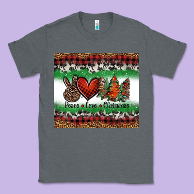 Peace Love Christmas Trees Classic Tee Designed By Jasminsmagicworld