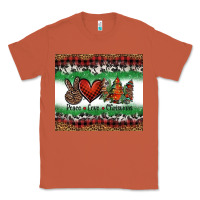 Copper Peace Love Christmas Trees Classic Tee - Jasminsmagicworld