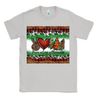 Moon Dust Peace Love Christmas Trees Classic Tee - Jasminsmagicworld