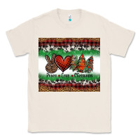 Natural Peace Love Christmas Trees Classic Tee - Jasminsmagicworld