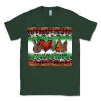Sports Green Peace Love Christmas Trees Classic Tee - Jasminsmagicworld