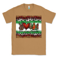Toasted Coconut Peace Love Christmas Trees Classic Tee - Jasminsmagicworld