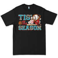 Black tis' the season baseball Premium Tee - Zillion Design Studio