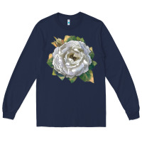 Navy pillow fight rose Long Sleeve Tee - LillyAllenDesigns