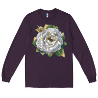 Plum pillow fight rose Long Sleeve Tee - LillyAllenDesigns