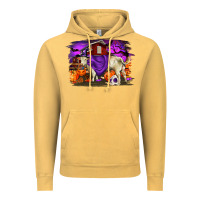 Vintage Mustard Charolais Bull Halloween Vintage Hoodie - RanaPortraitStore