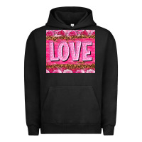 Pigment Black Love Valentine's day tumbler Urban Hoodie - HowdyJamesFarm
