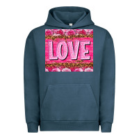 Pigment Midnight Navy Love Valentine's day tumbler Urban Hoodie - HowdyJamesFarm