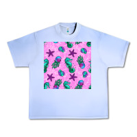 Grape Ice summer ocean seamless pattern Urban Heavy Tee - BundleAndBundleShop
