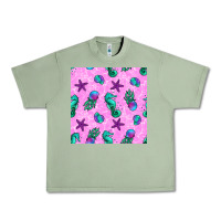 Oil Green summer ocean seamless pattern Urban Heavy Tee - BundleAndBundleShop