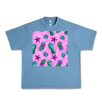 Pebble Blue summer ocean seamless pattern Urban Heavy Tee - BundleAndBundleShop