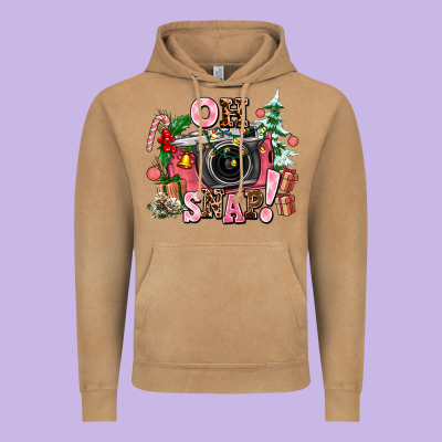 Christmas Oh Snap Vintage Hoodie Designed By Adodesignshop