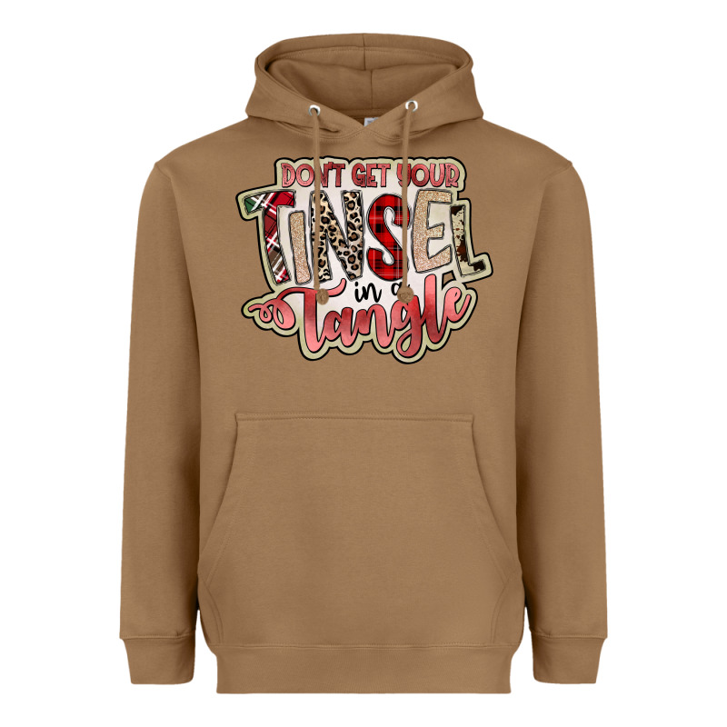 Dont Get Your Tinsel In A Tangle Heavyweight Hoodie by SublimationCraftShop | Teevron