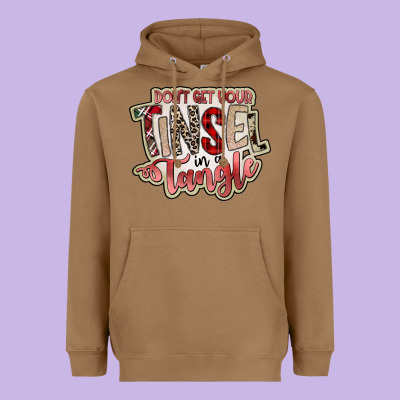 Dont Get Your Tinsel In A Tangle Heavyweight Hoodie Designed By Sublimationcraftshop