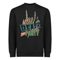 Black death of the party white Heavyweight Sweatshirt - JahusDesignShop