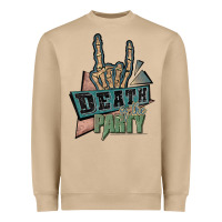 Mushroom death of the party white Heavyweight Sweatshirt - JahusDesignShop