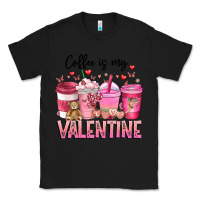 Black Coffee Is MY Valentine Classic Tee - CowhideDigitalArt