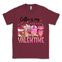 Burgundy Coffee Is MY Valentine Classic Tee - CowhideDigitalArt