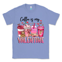 Colony Blue Coffee Is MY Valentine Classic Tee - CowhideDigitalArt