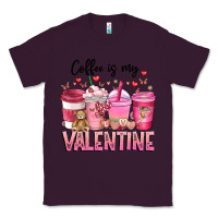 Plum Coffee Is MY Valentine Classic Tee - CowhideDigitalArt