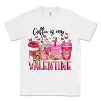 White Coffee Is MY Valentine Classic Tee - CowhideDigitalArt