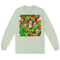 Matcha Christmas unicorn and gift box Long Sleeve Tee - NancyCooperArtShop