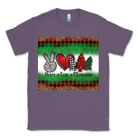 Lavender Peace Love Christmas Trees Classic Tee - Jasminsmagicworld