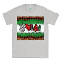 Moon Dust Peace Love Christmas Trees Classic Tee - Jasminsmagicworld