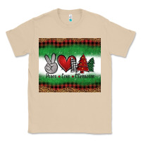 Mushroom Peace Love Christmas Trees Classic Tee - Jasminsmagicworld