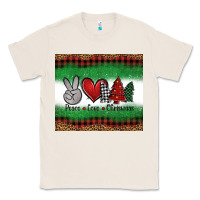 Natural Peace Love Christmas Trees Classic Tee - Jasminsmagicworld