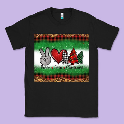 Peace Love Christmas Trees Classic Tee Designed By Jasminsmagicworld