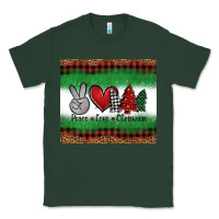 Sports Green Peace Love Christmas Trees Classic Tee - Jasminsmagicworld