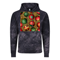 Cloud Black christmas ornaments and leopard seamless pattern Vintage Hoodie - BundleAndBundleShop