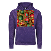 Cloud Purple christmas ornaments and leopard seamless pattern Vintage Hoodie - BundleAndBundleShop
