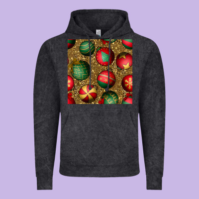 Christmas Ornaments And Leopard Seamless Pattern Vintage Hoodie Designed By Bundleandbundleshop