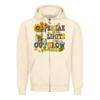 Sandshell break your limits and outgrow yourself Zipper Hoodie - NancyCooperArtShop