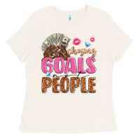 Bone chasing goals not people Ladies Tee - texasbilliewilder