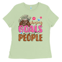Matcha chasing goals not people Ladies Tee - texasbilliewilder