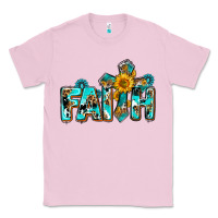 Bubblegum Pink faith with cross ado Classic Tee - AdoDesignShop
