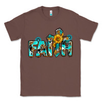 Chestnut faith with cross ado Classic Tee - AdoDesignShop