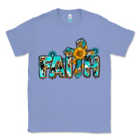 Colony Blue faith with cross ado Classic Tee - AdoDesignShop