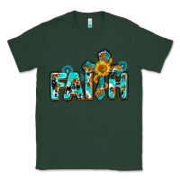 Sports Green faith with cross ado Classic Tee - AdoDesignShop