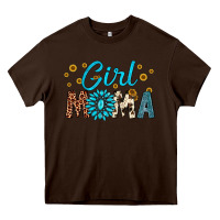 Chocolate Brown girl mama Heavy Core Tee - Artiststas