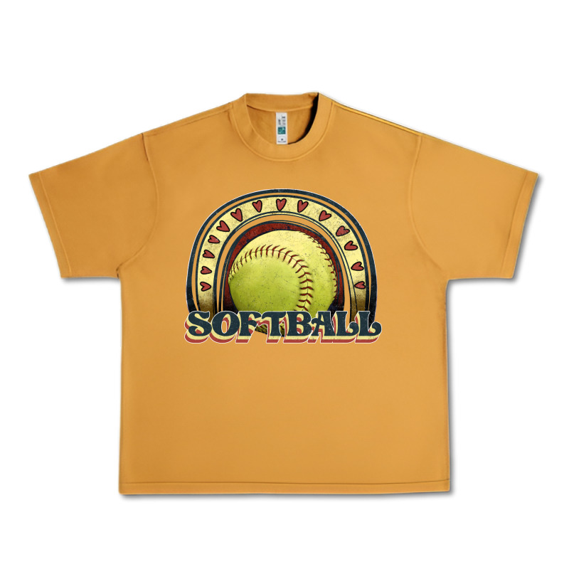 Softball Rainbow Urban Heavy Tee by JahusDesignShop | Teevron