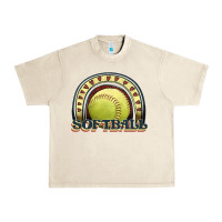 Sandshell softball rainbow Urban Heavy Tee - JahusDesignShop